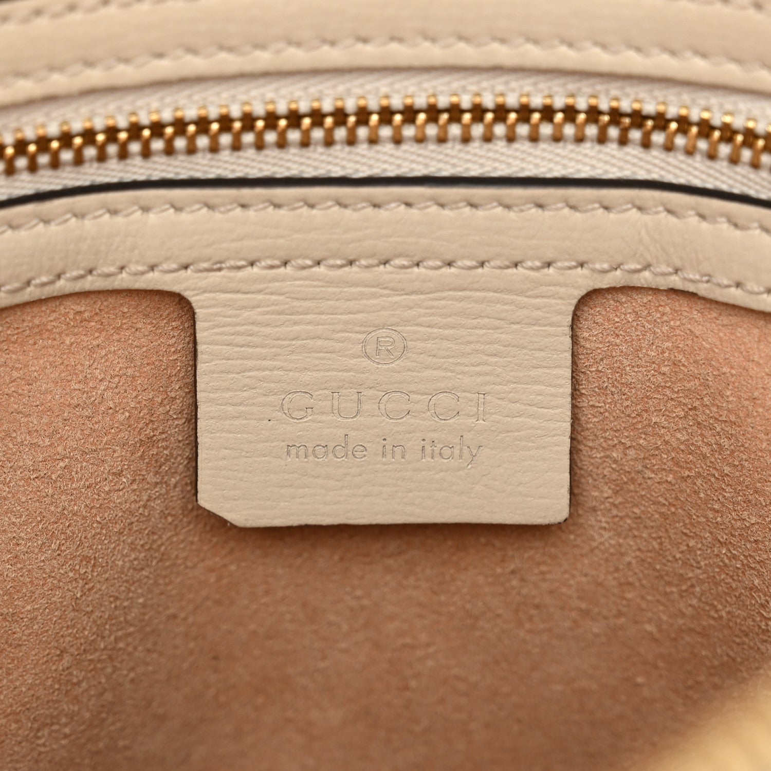 Gucci GG Supreme Monogram Small Horsebit 1955 Shoulder Bag Beige Mystic White 6 of 10