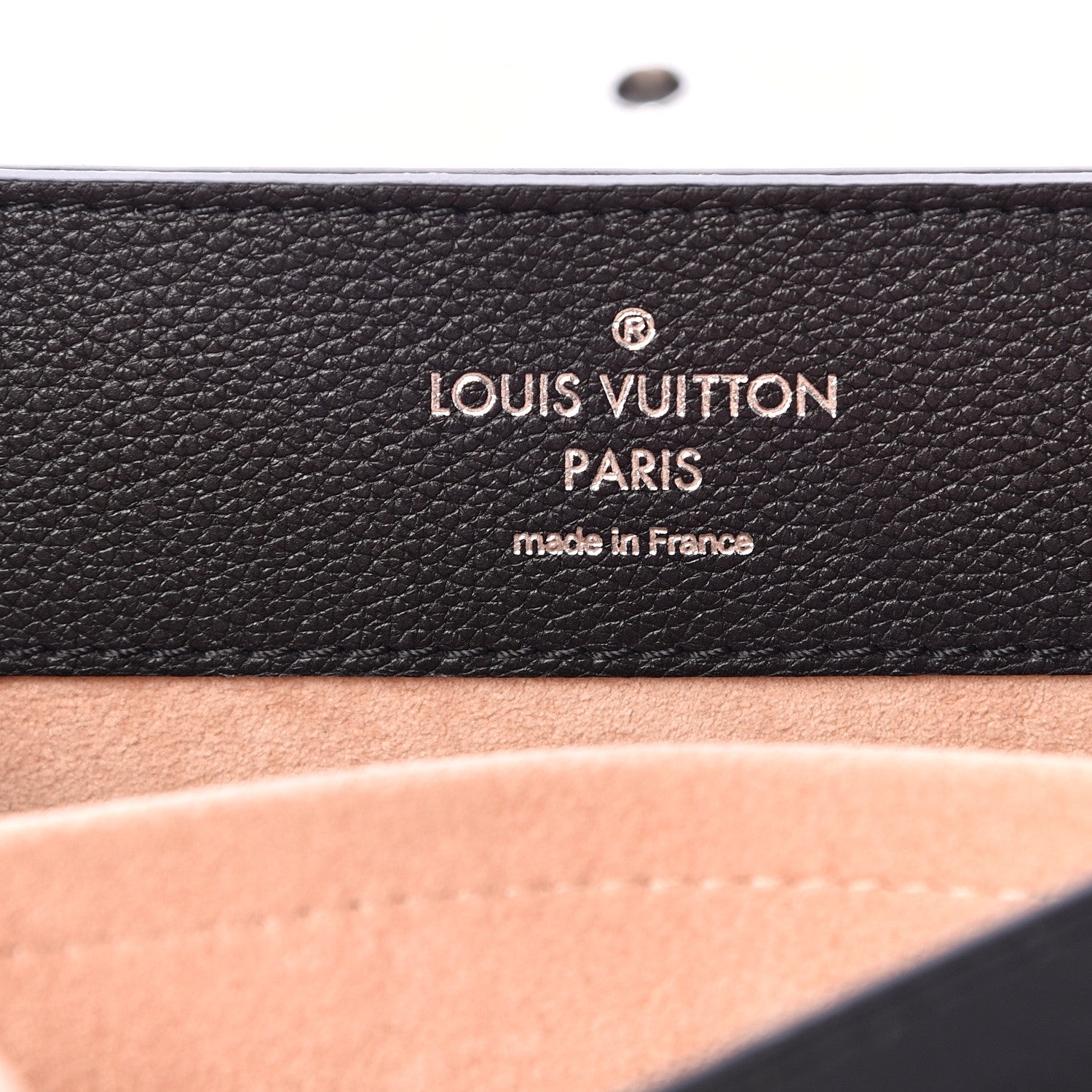 Louis Vuitton Calfskin Lockme Ever BB Black 5 of 12