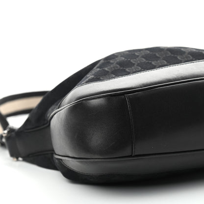 Gucci Monogram Bamboo Top Handle Bag Black 8 of 10