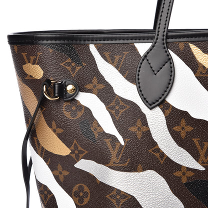Louis Vuitton X LOL Monogram Neverfull MM Gold Silver 9 of 12