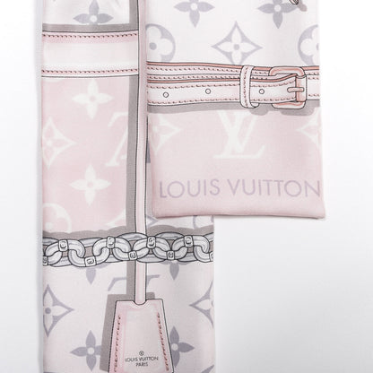 Louis Vuitton Silk Monogram Confidential Bandeau Light Pink 4 of 4