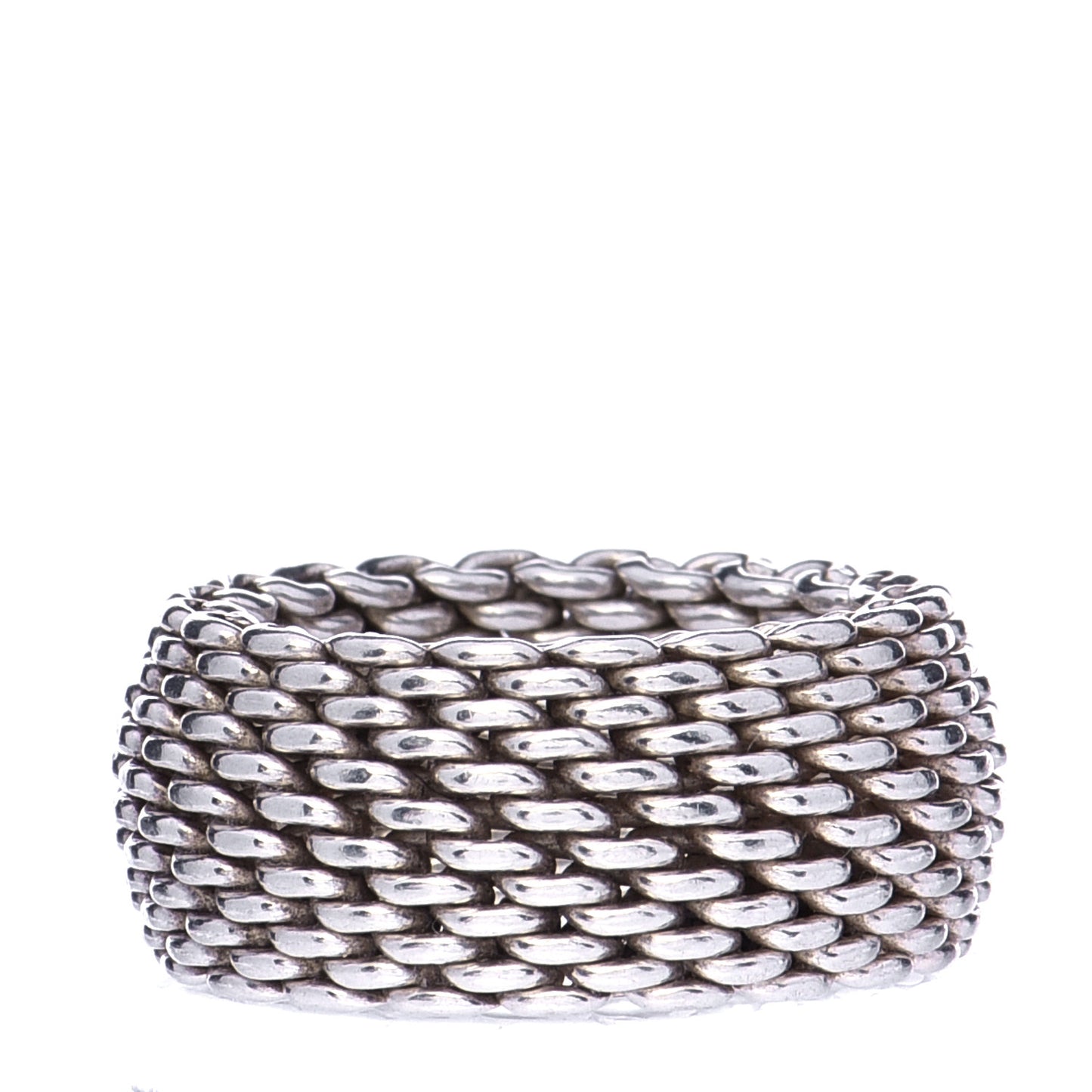 Sterling Silver Somerset Mesh Ring 52 6