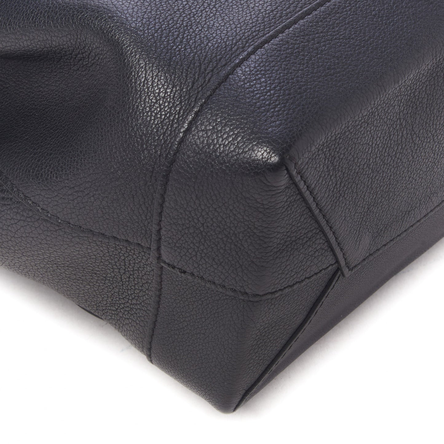 Calfskin Lockme Backpack Black