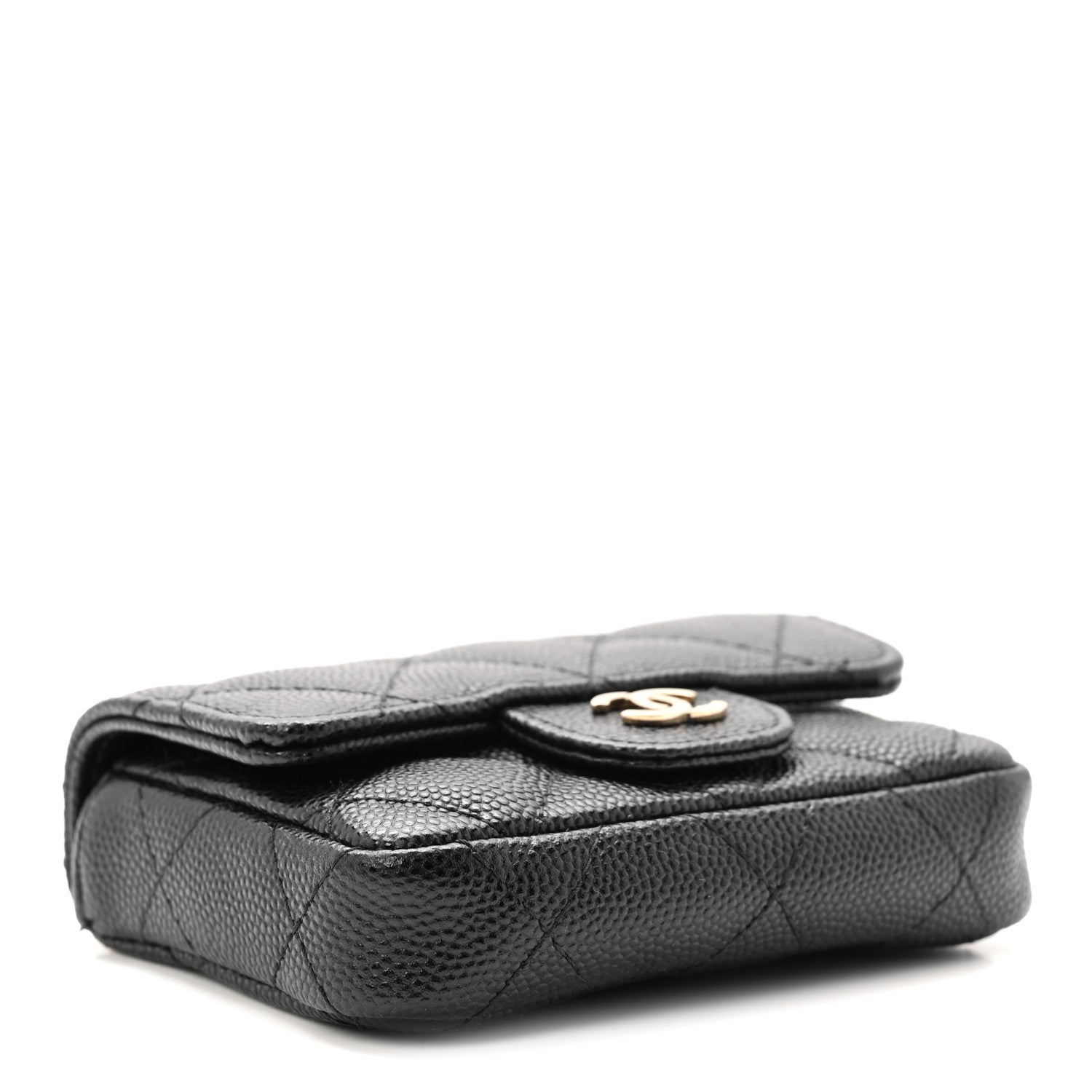 Chanel Caviar Quilted Mini Chain Belt Bag Black 4 of 12