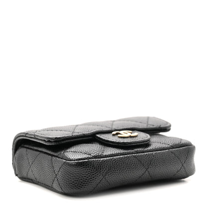 Chanel Caviar Quilted Mini Chain Belt Bag Black 4 of 12