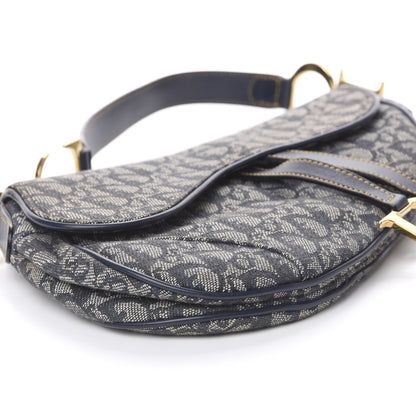 Christian Dior Monogram Saddle Bag Blue 9 of 11