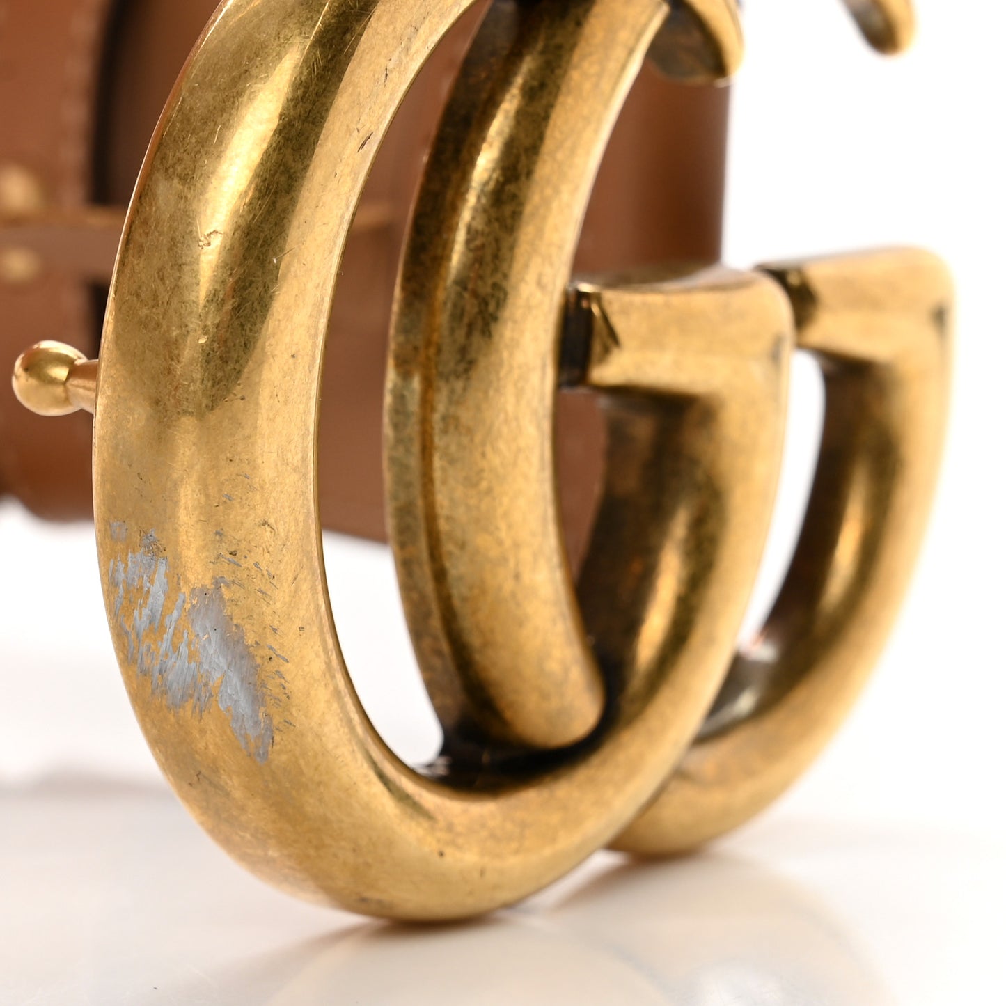 Calfskin Double G 40mm Belt 95 38 Tan