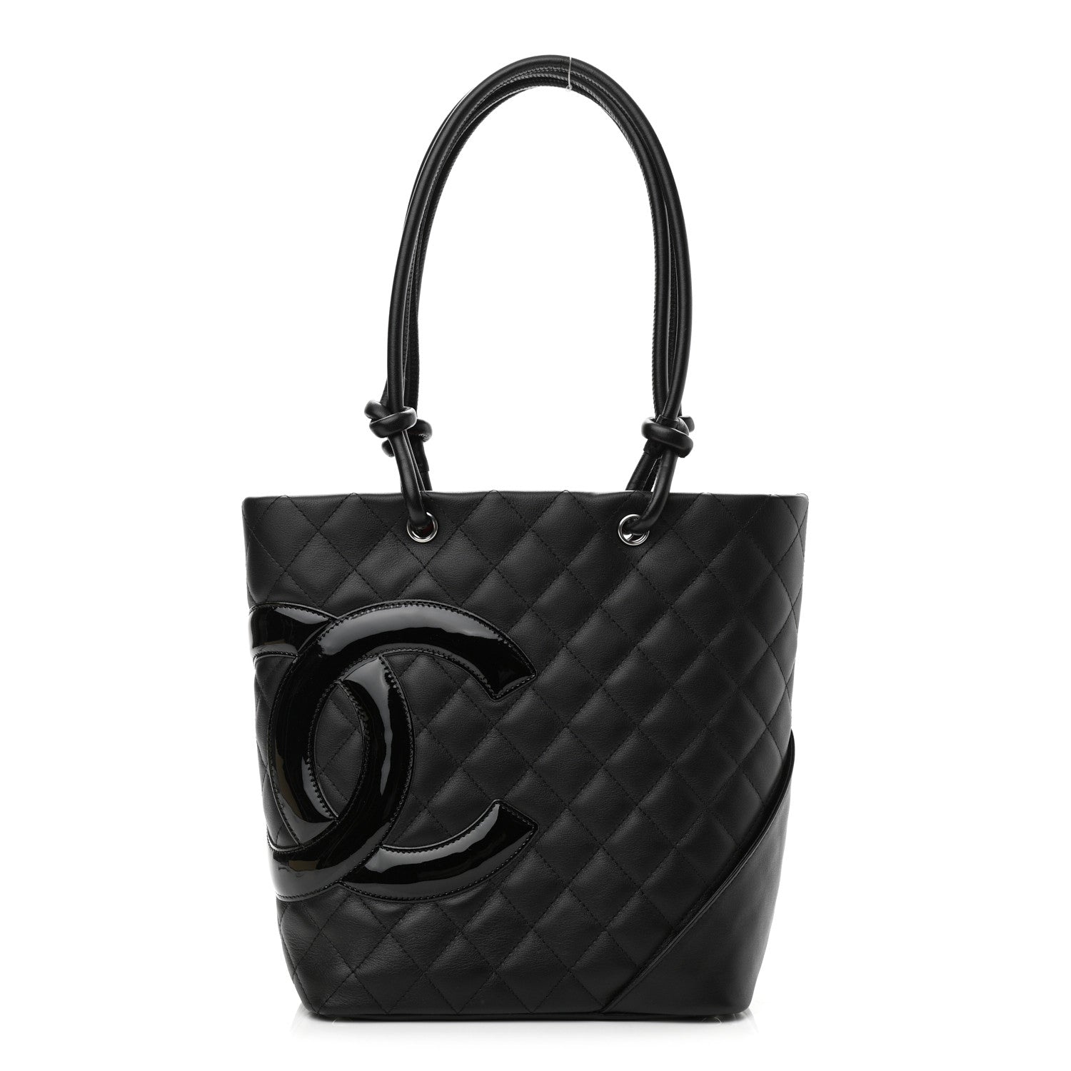 Chanel Calfskin Quilted Medium Cambon Tote Black 1 of 11