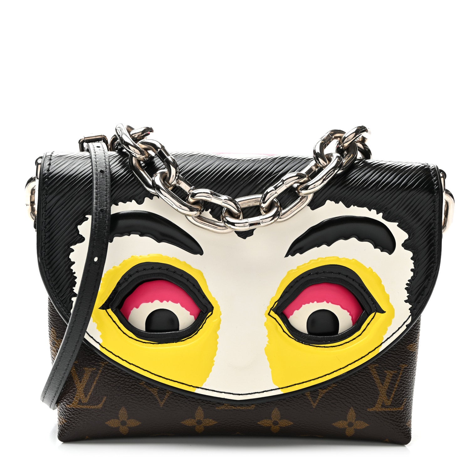 Louis Vuitton Monogram Kabuki Pochette Black 1 of 11