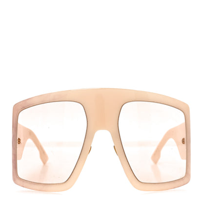 Christian Dior Acetate So Light 1 Shield Sunglasses Ivory 2 of 7
