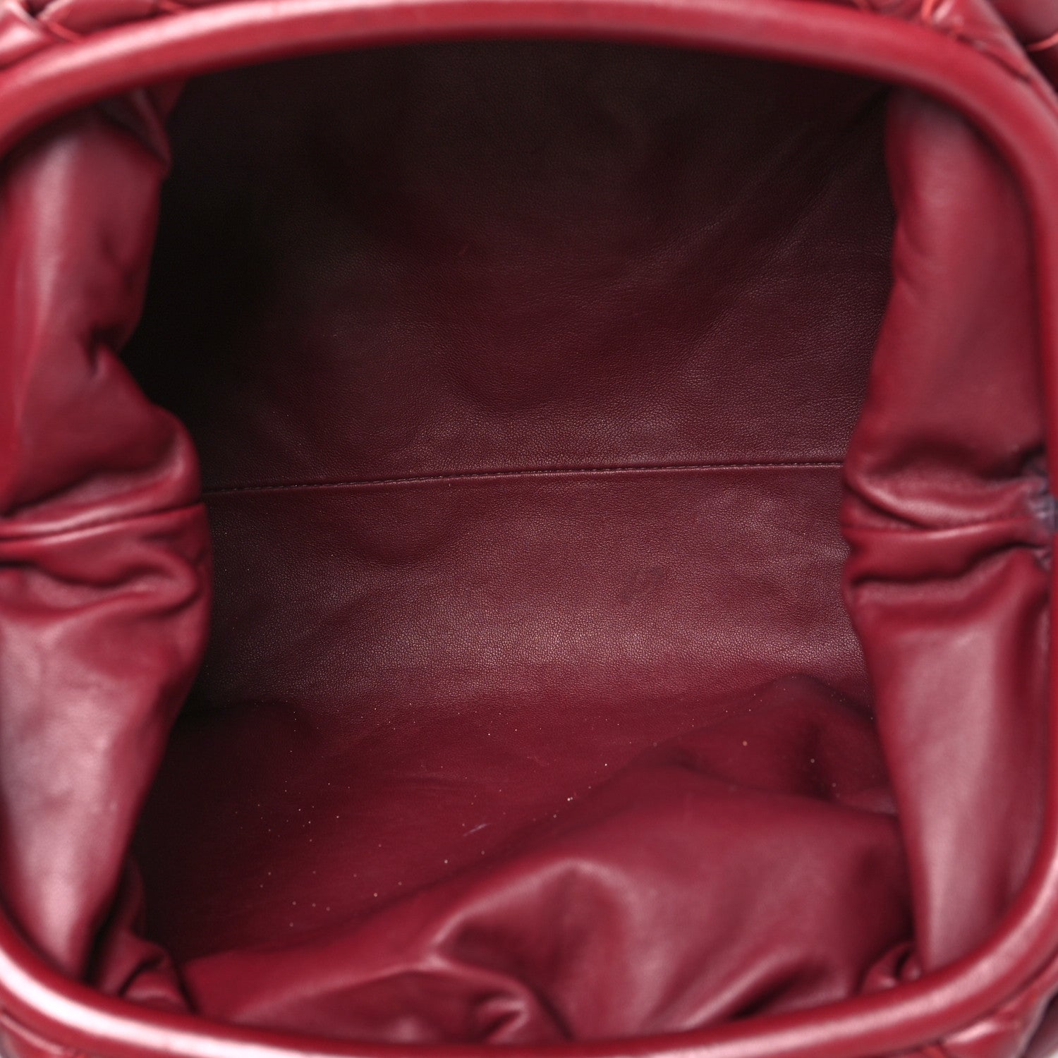 Bottega Veneta Nappa Maxi Intrecciato The Pouch Oversized Clutch Bordeaux 5 of 8