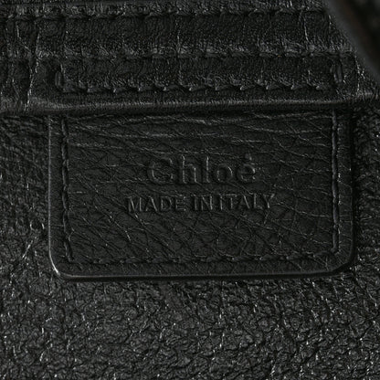 Chloe Grained Calfskin Large Spin Tote Black 6 of 13