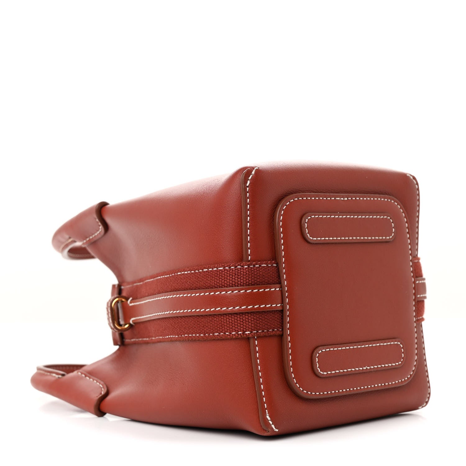 Loro Piana Smooth Calfskin Micro Bale Bag Deep Kummel 4 of 9