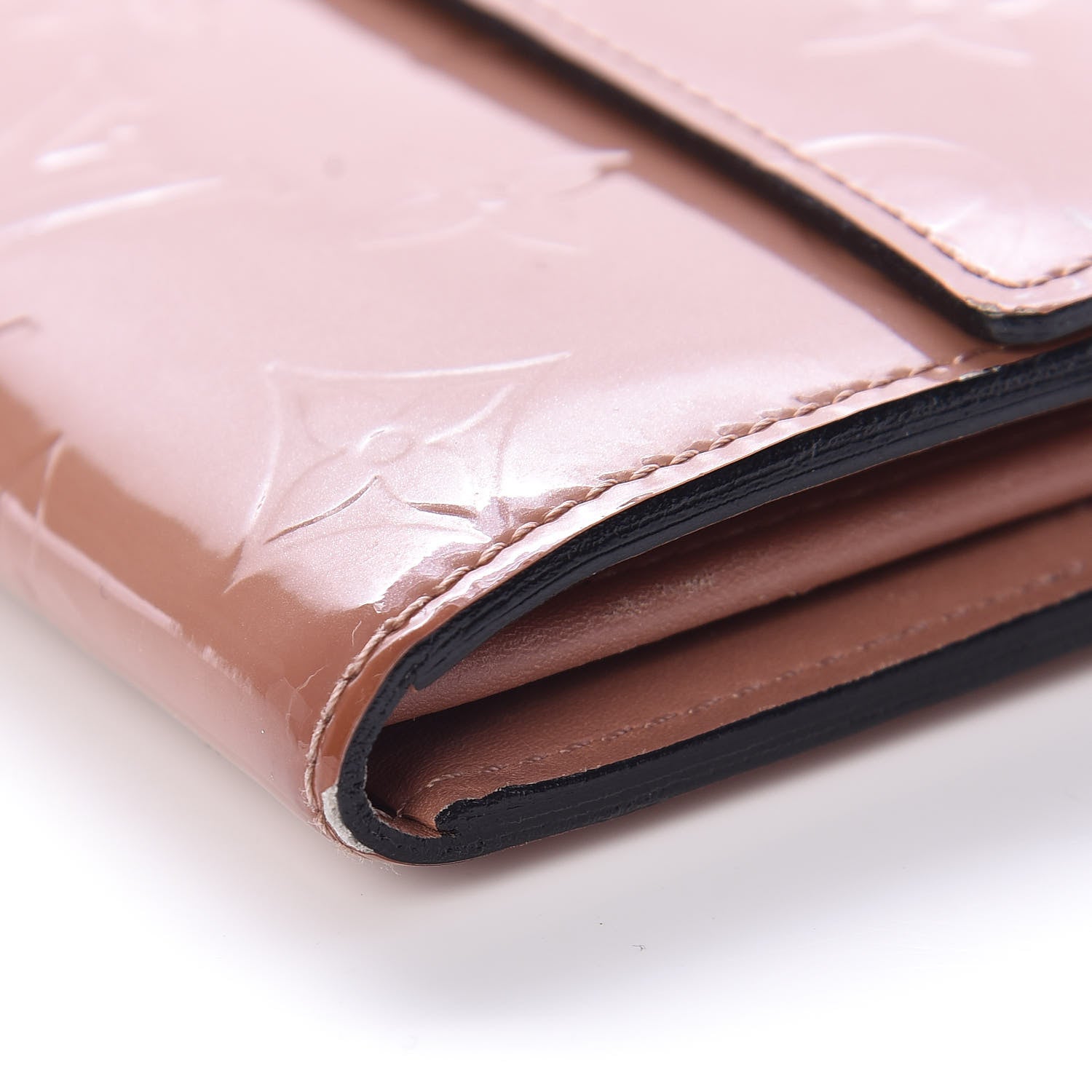 Louis Vuitton Vernis Sarah Wallet Rose Velours 13 of 15