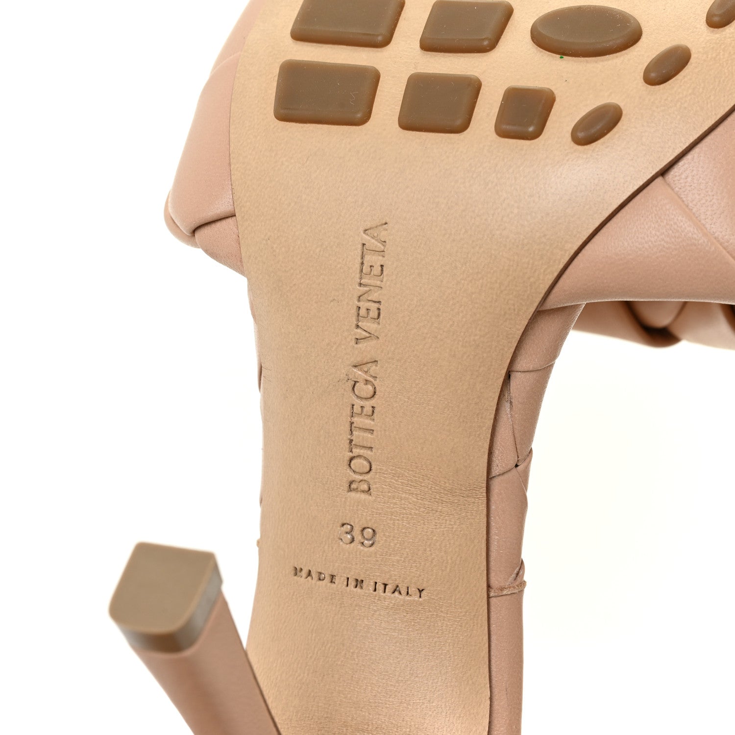 Bottega Veneta Nappa Maxi Intrecciato Lido Mule Sandals 39 Cipria 7 of 13