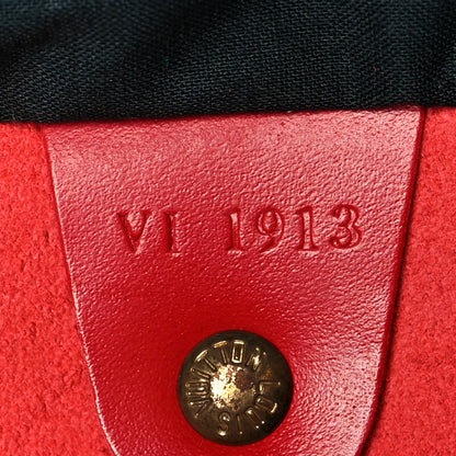 Louis Vuitton Epi Speedy 25 Castillan Red 7 of 13