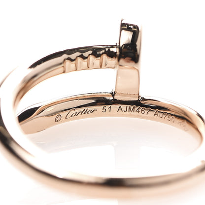 Cartier 18K Pink Gold Juste Un Clou Ring 51 5.75 4 of 4