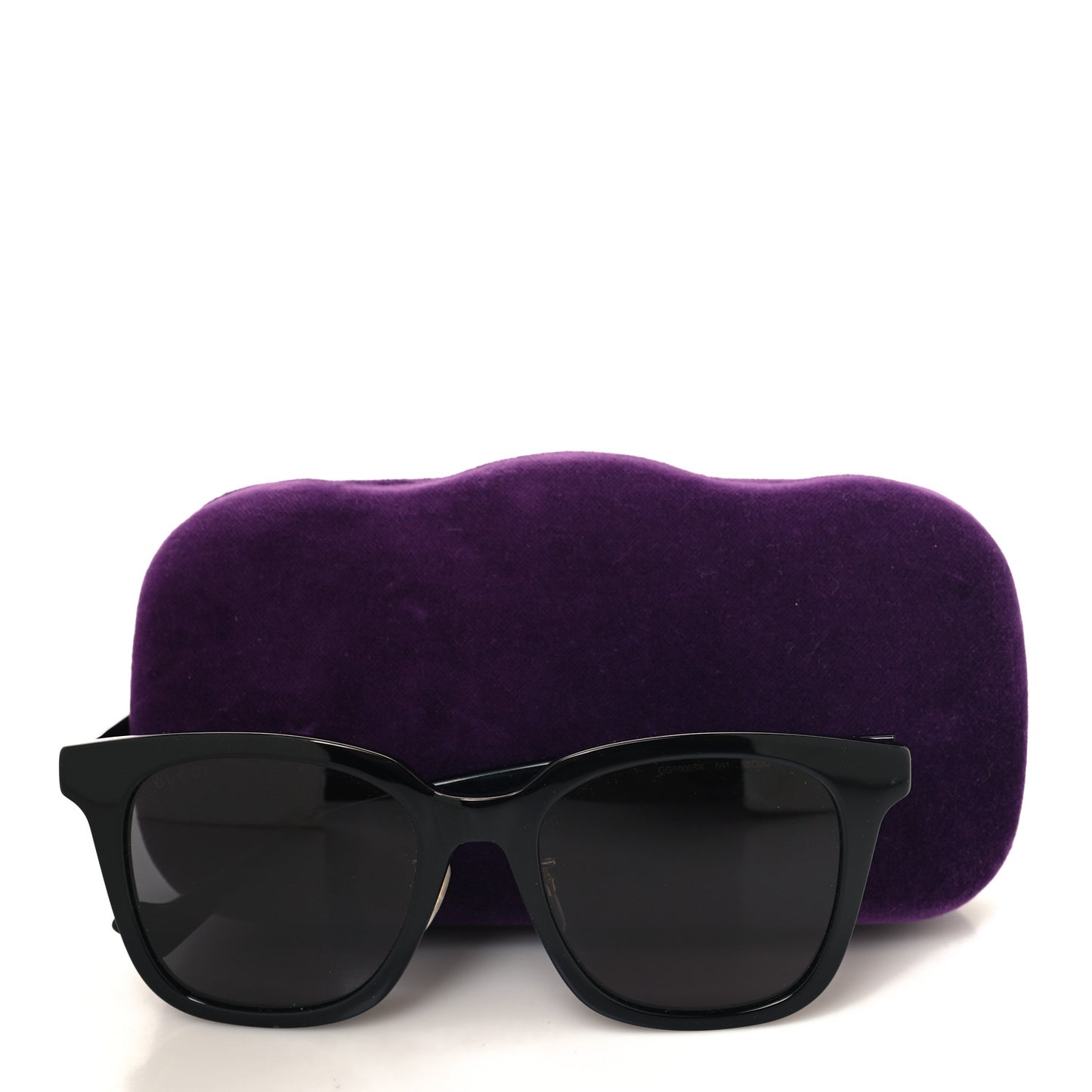 Acetate Square Frame Sunglasses GG1000SK Black