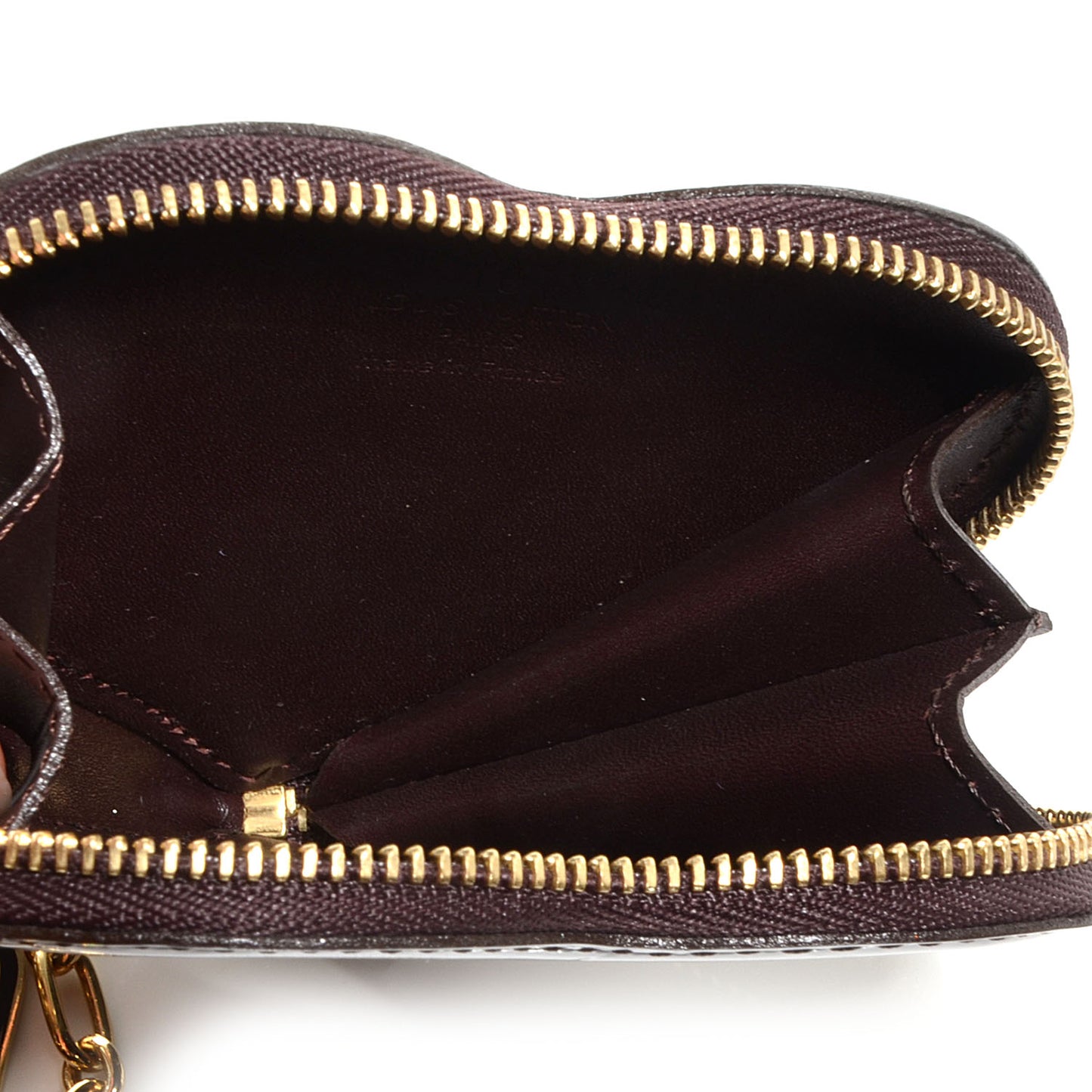 Vernis Coeur Heart Coin Purse Amarante