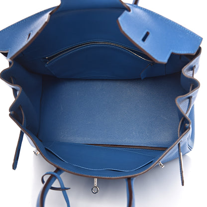 Hermes Togo Birkin 35 Bleu France 5 of 18