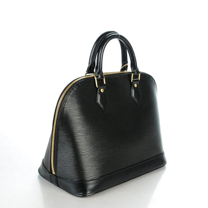Louis Vuitton Epi Alma PM Black 3 of 7