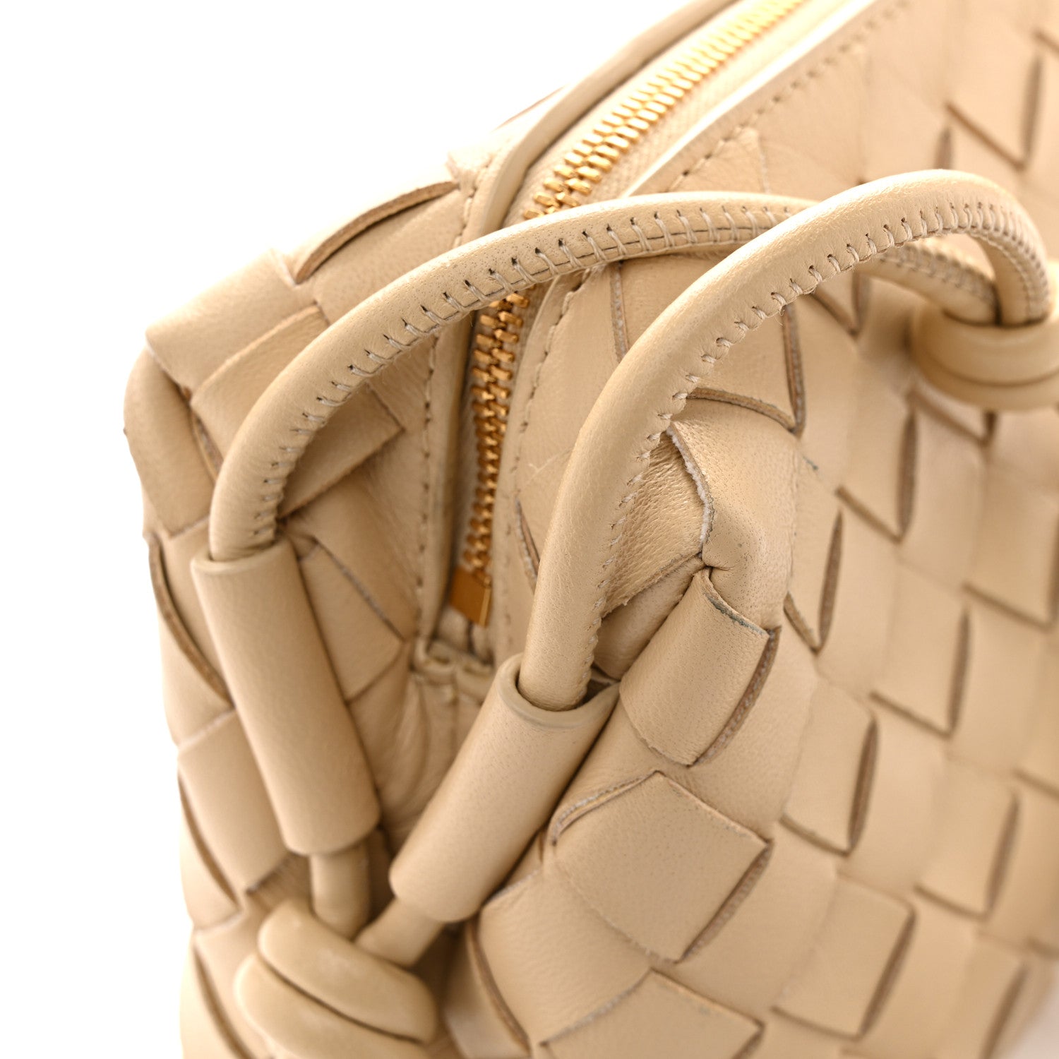 Bottega Veneta Nappa Intrecciato Mini Loop Camera Bag Porridge 10 of 11