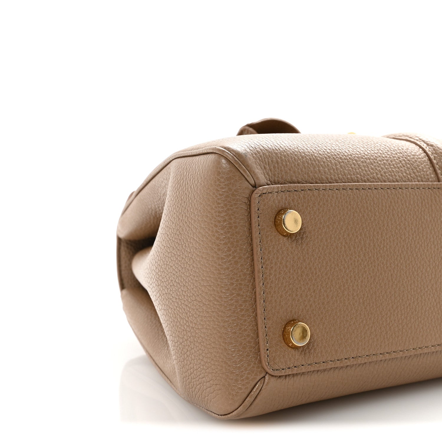 Celine Grained Calfskin Small 16 Top Handle Bag Beige 9 of 10