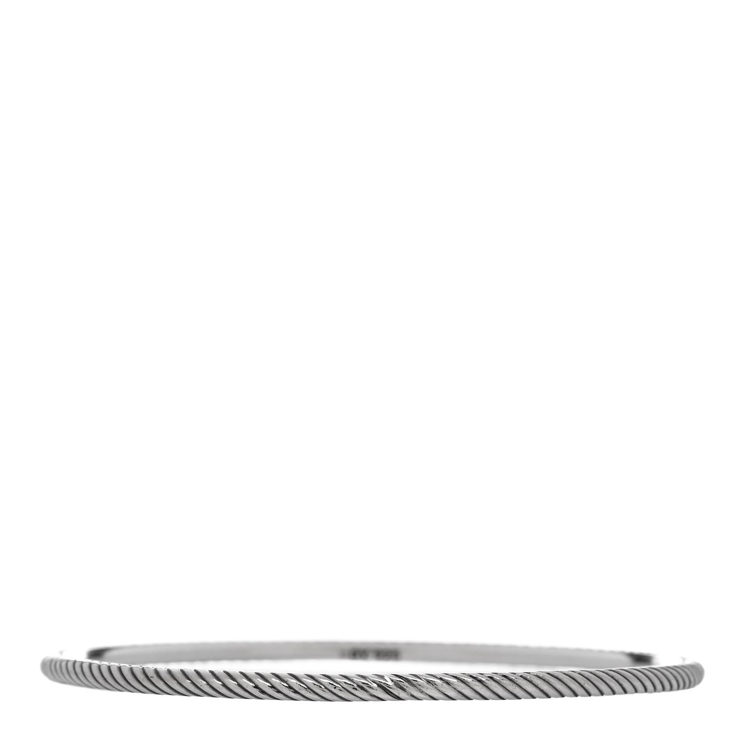 Sterling Silver 3mm Cable Classics Bangle Bracelet