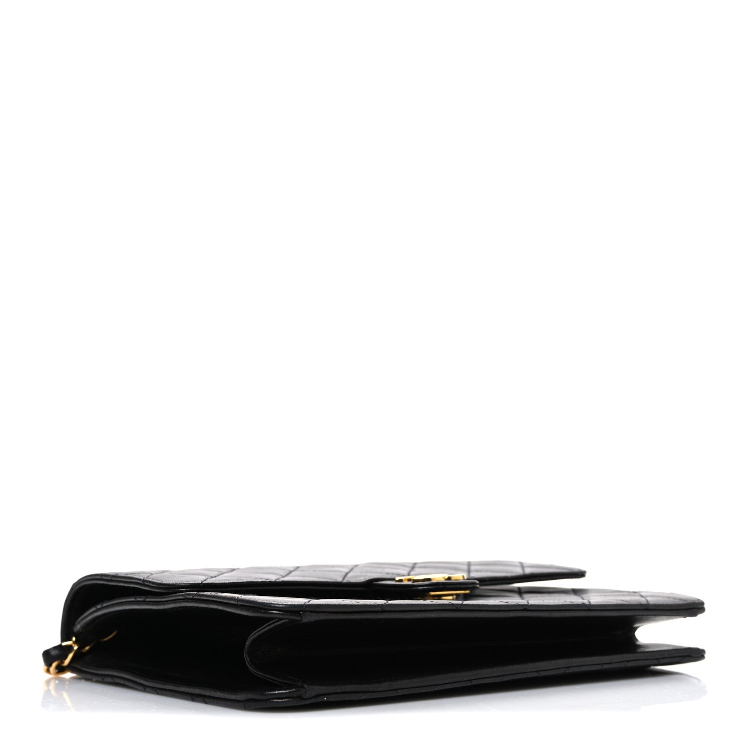 Chanel Lambskin Quilted Small Single Flap Bag Black 4 of 12