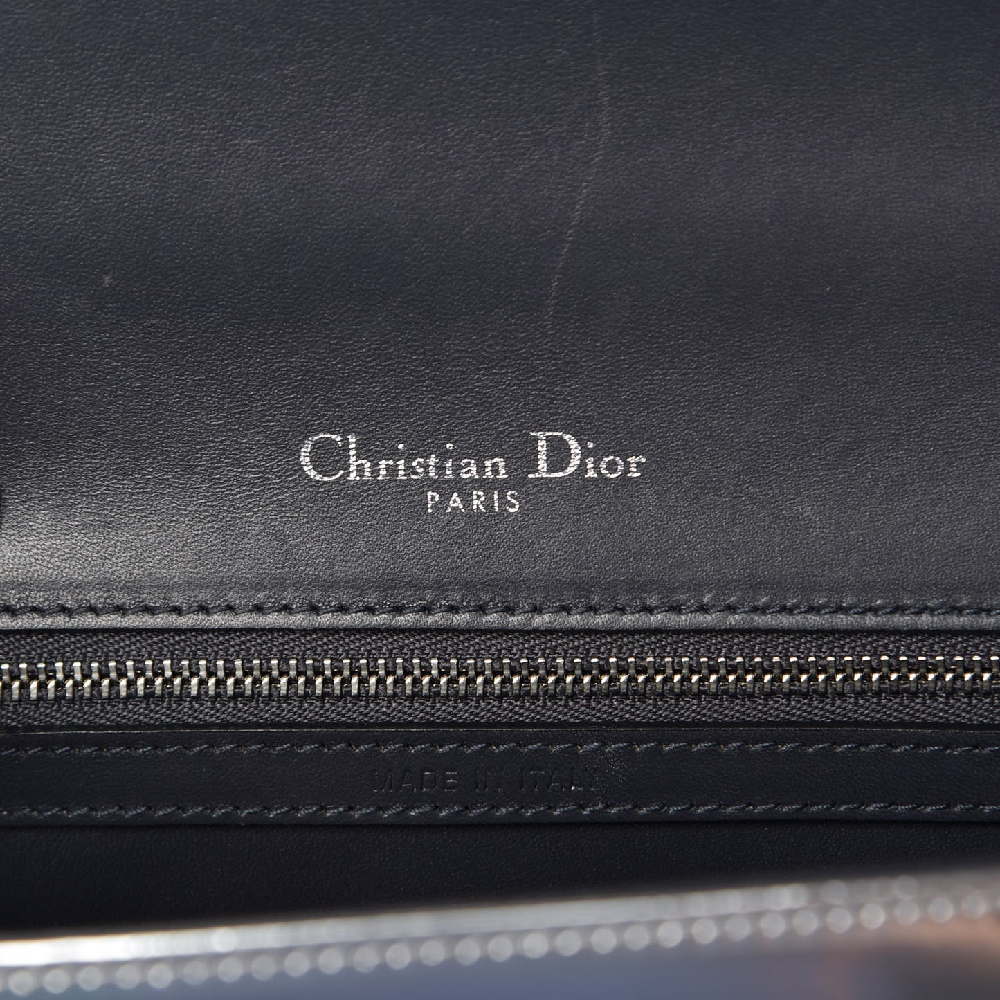 Metallic Patent Micro-Cannage Medium Diorama Flap Bag Silver