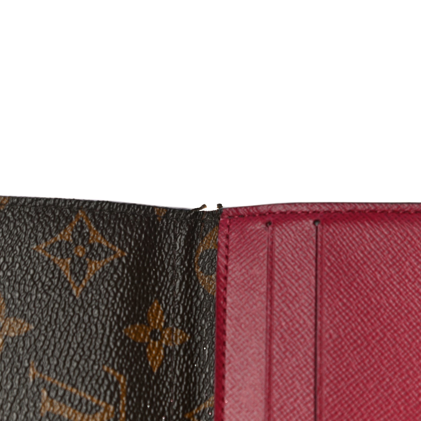 Monogram Josephine Wallet Fuchsia