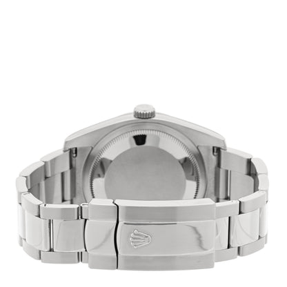 Rolex Stainless Steel Diamond 36mm Oyster Perpetual Datejust Watch Pink Flowers 116244 3 of 5