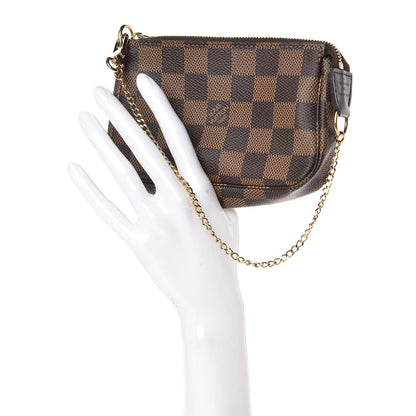 Louis Vuitton Damier Ebene Mini Pochette Accessories 2 of 7