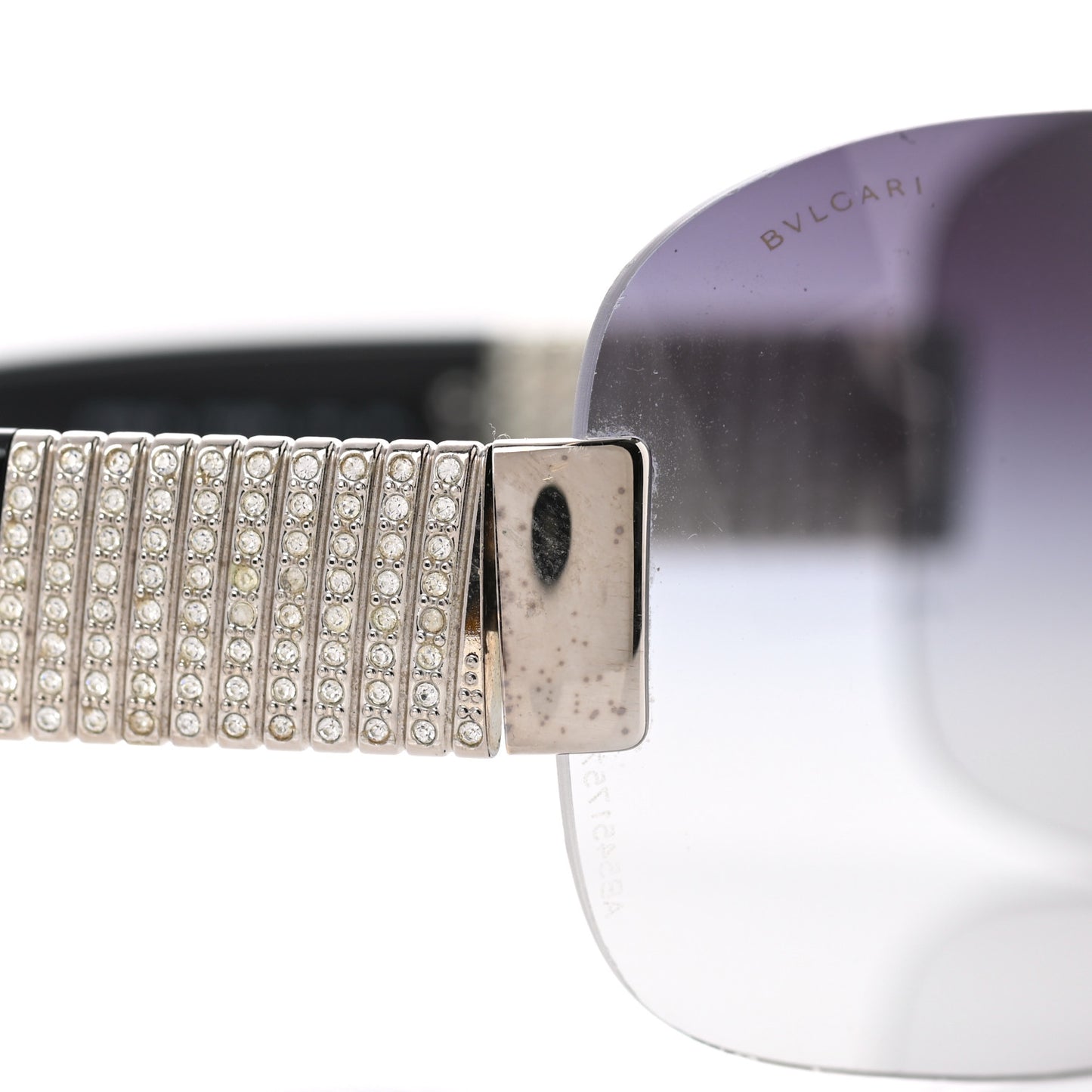 BVLGARI Crystal Sunglasses 6030-B Black