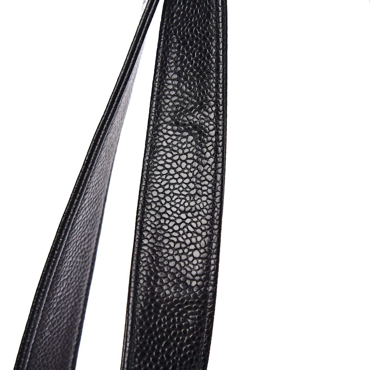 Chanel Caviar Large CC Shoulder Bag Black 12 of 17