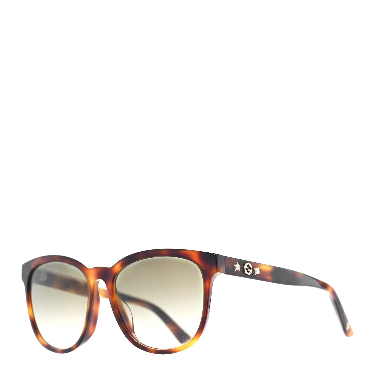 Round Frame Star Sunglasses GG0232SK Tortoiseshell