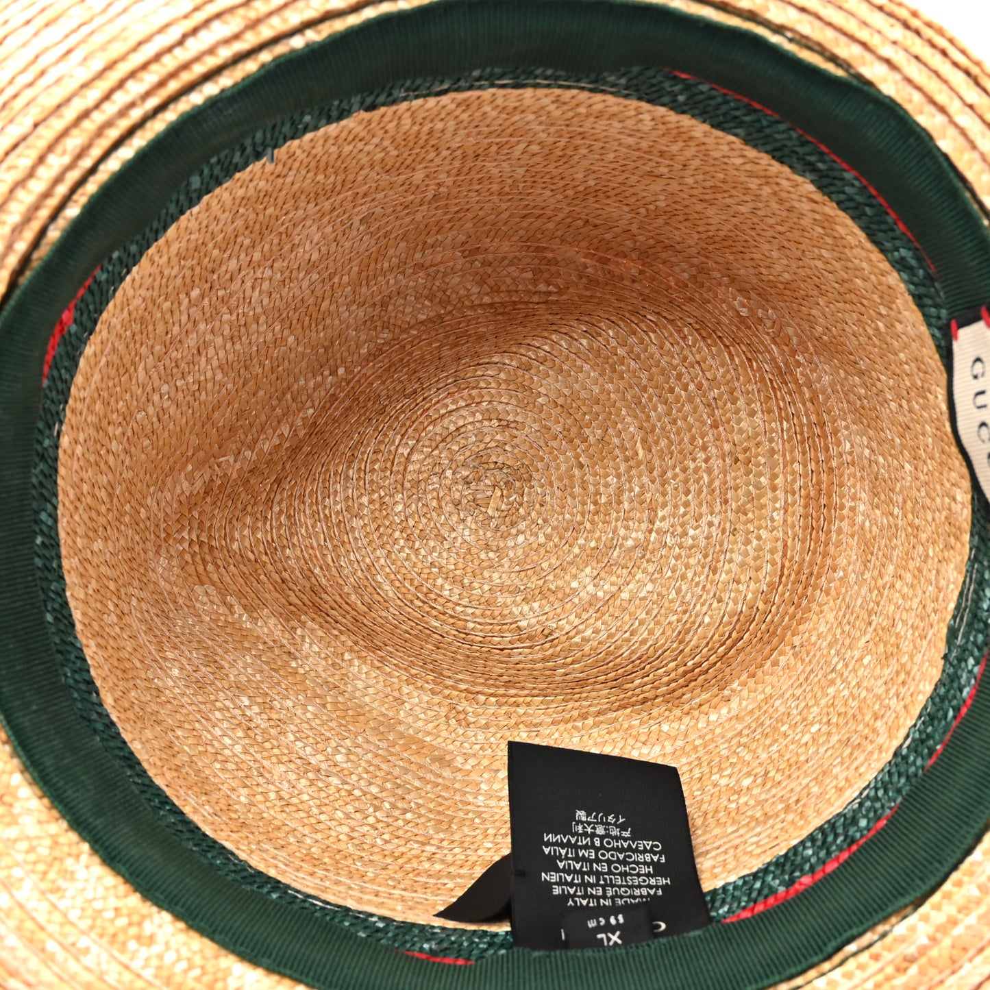 Abaca Straw Web Fedora Hat XL