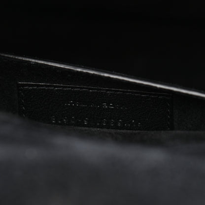 Saint Laurent Calfskin Studded Monogram Medium Sulpice Shoulder Bag Black 7 of 12