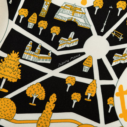 Hermes Silk Les Nouveaux Amoureux de Paris Scarf 90 5 of 5