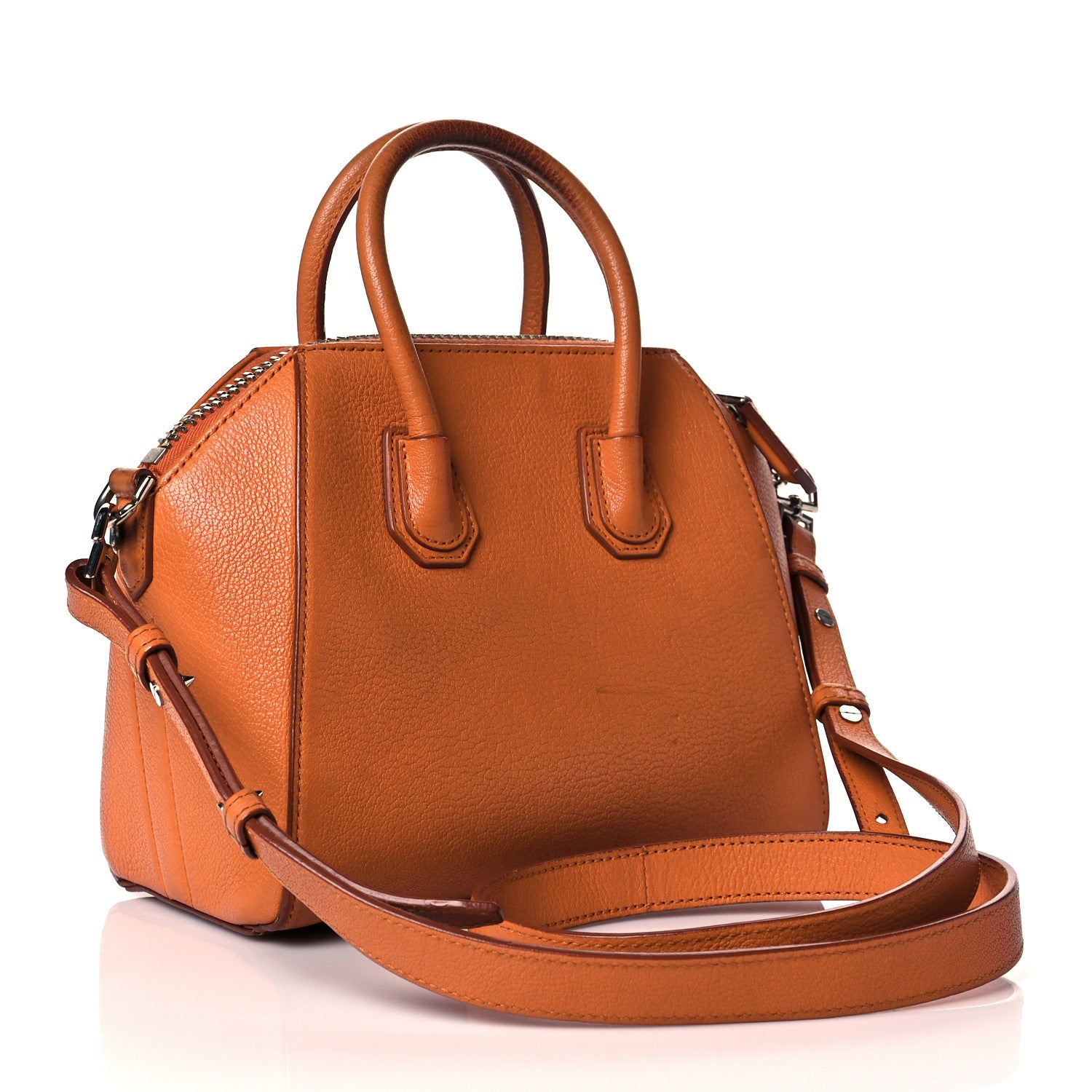Givenchy Sugar Goatskin Mini Antigona Rust 2 of 16