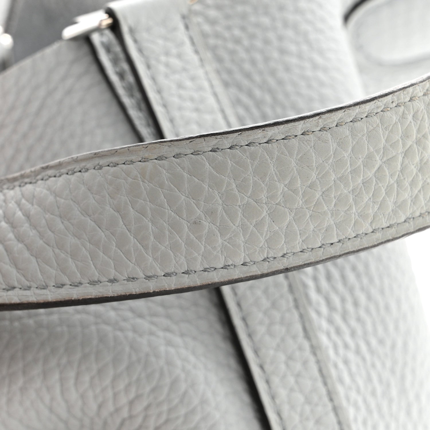 Hermes Taurillon Clemence Picotin Lock 18 PM Bleu Pale 13 of 14