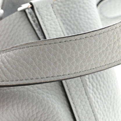 Hermes Taurillon Clemence Picotin Lock 18 PM Bleu Pale 13 of 14