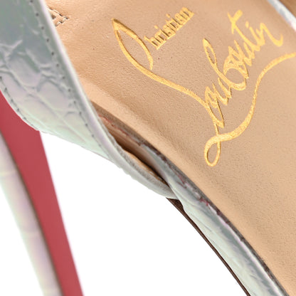 Christian Louboutin PVC Calf Alicoco Spikaqueen 100 Pumps 36.5 Version White 6 of 6