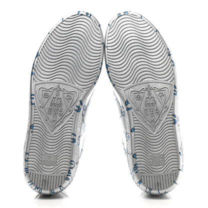 Gucci Miro Rubber Wax GucciGhost Print Mens New Ace Sneakers 7 Silver 5 of 10