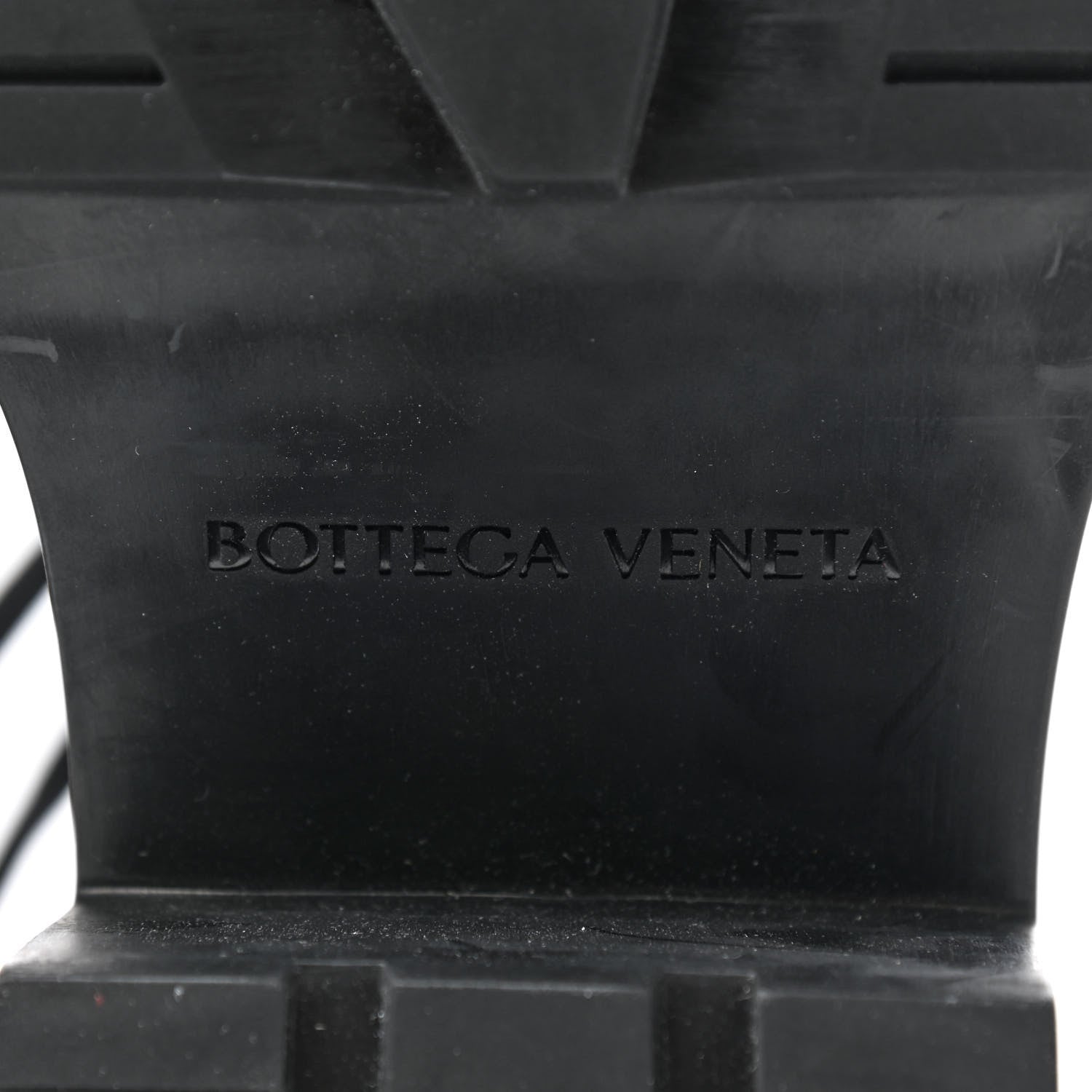 Bottega Veneta Calfskin The Lug Lace Up Ankle Boots 38.5 Black 6 of 6