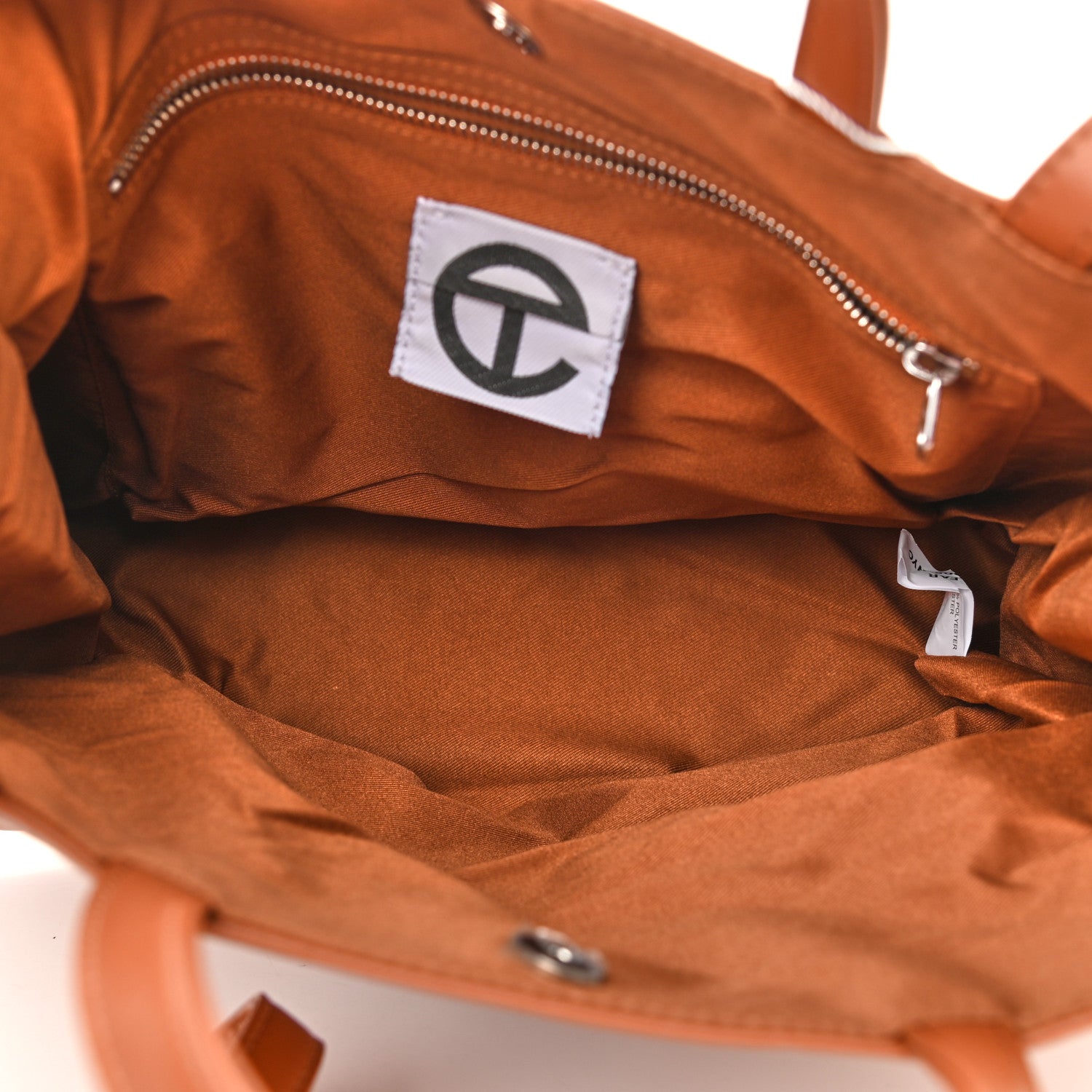 Telfar Vegan Leather Medium Shopping Bag Tan 5 of 10