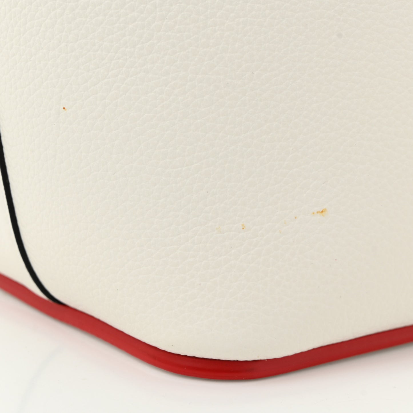 Calfskin Spikes Large East West Cabata Tote Snow