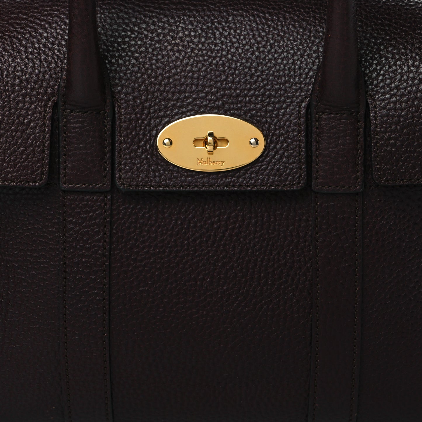 Natural Grain Leather Small New Bayswater Oxblood