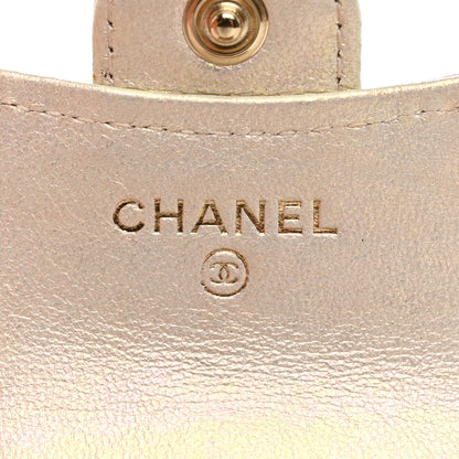 Chanel Iridescent Lambskin Quilted Airpods Pro Case Ivory 6 of 8