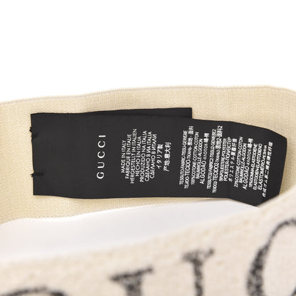 Gucci Cotton Elastic Logo Headband White 4 of 5